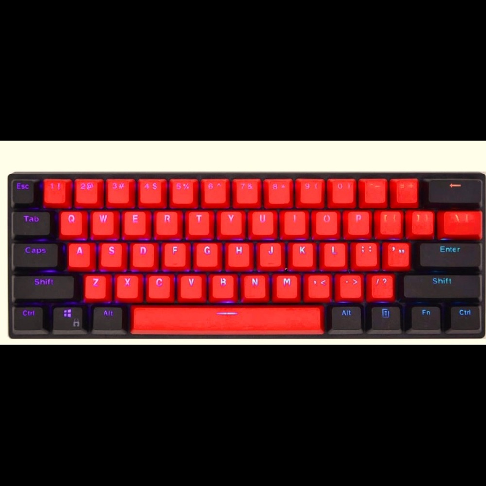 DIERYA DK63 Keyboard Red Keys